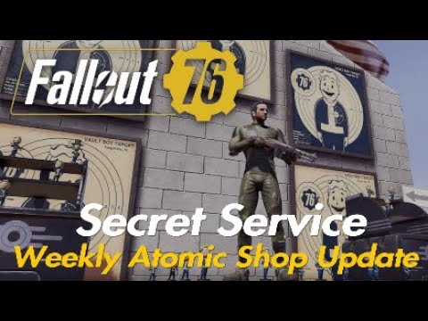 Fallout Secret Service Weekly Atomic Shop Update Youtube