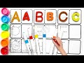 ABC A to Z with Numbers 1 to 20 and 1 to 10|2D Shapes & Coloring Activities|Preschool Learning Video