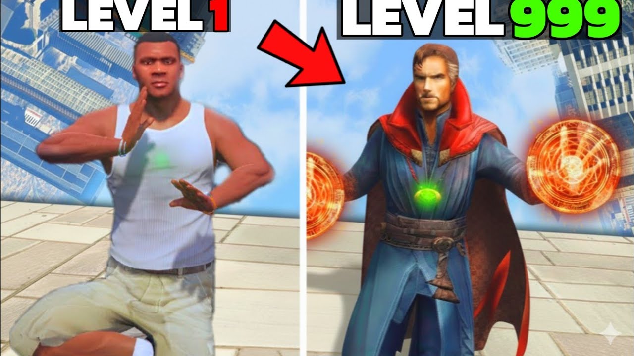 FRANKLIN GOT DR STRANGE POWERS WITH AVENGERS IN GTA V !