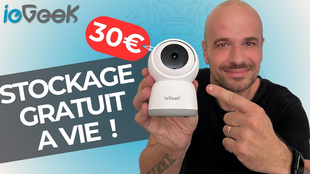 Cette CAMERA de SURVEILLANCE est TOP pour son prix ! (IEGEEK SC1 PRO)