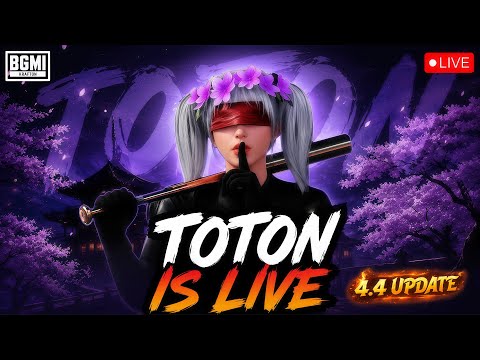 LET'S PLAY BGMI 4.4 UPDATE 🤯 WITH TOTON IS LIVE😍 #BGMILIVE #BGMILIVESTREAM