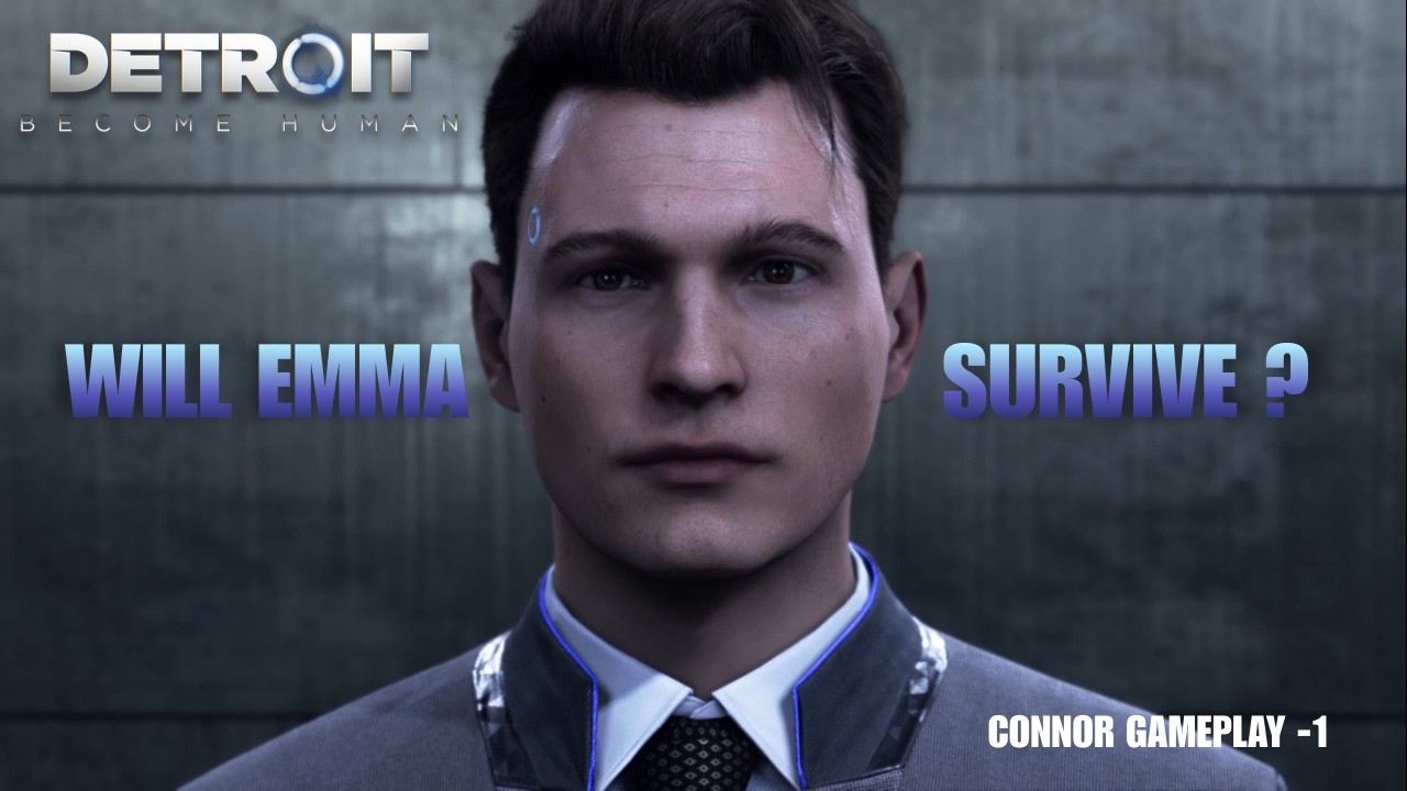 CONNOR SAVES EMMA! 😱 Perfect Negotiation Ending – Detroit Become Human Mission 1 Best Outcome
