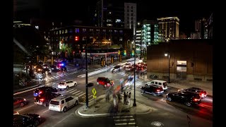 Scenes from busy Grand Rapids intersection after shows let out