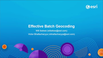 Effective Batch Geocoding
