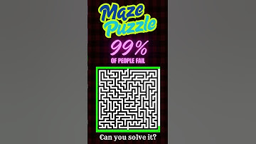 Maze Puzzle That 99%% Fail 😵 | Can YOU Beat It? #Day143