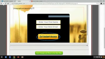 How to make a simple landing page using The Power lead system