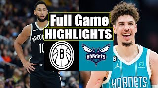 Charlotte Hornets vs Brooklyn Nets Full Game Highlights | March 9 | 2024 NBA Season