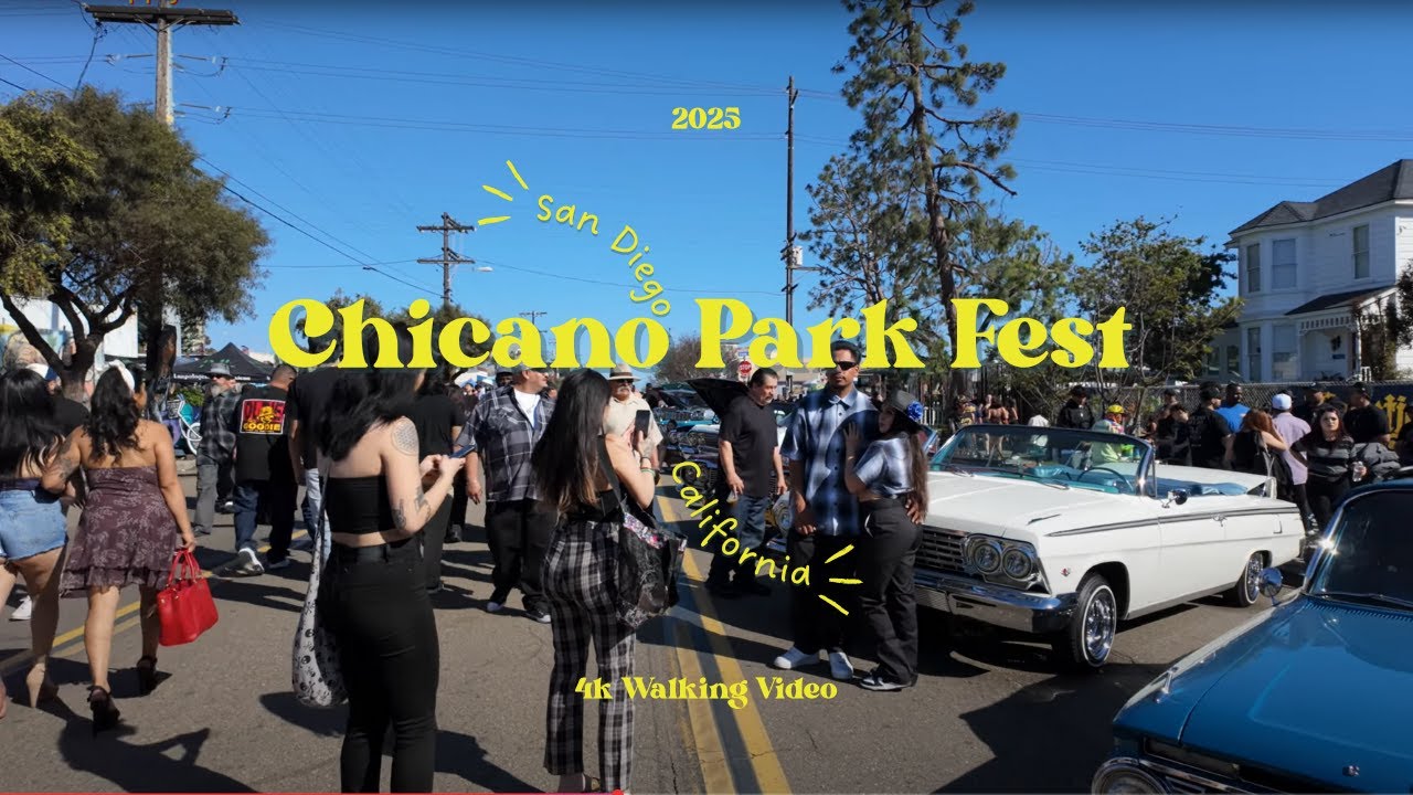 Chicano Park Fest 2025 in 4K 🚗 | Lowriders, Culture & Vibes 🌞 San Diego