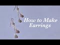 DIY Tutorial Jewelry | Two Drop Dangling Earrings
