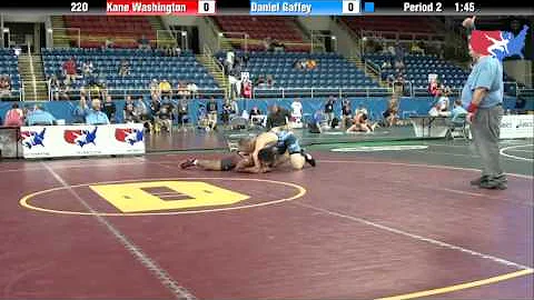 Fargo 2012 220 Round 1: Kane Washington (Kansas) v...