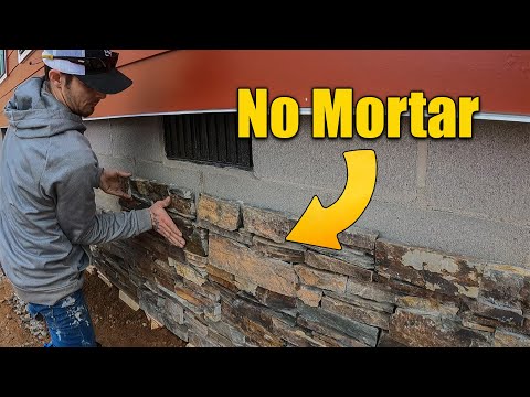 Video: Decorative stones on the wall: laying technology, reviews