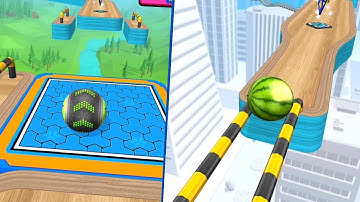 Satisfying Mobile Games: Going balls Speedrun All levels Gameplay Android, OİS #asmr