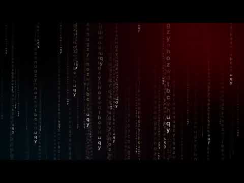 Matrix Digital Background Animation