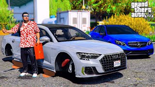 ОТЕЦ И СЫН В GTA 5 - КУПИЛ РАЗБИТУЮ AUDI A8 И MERCEDES E63 W212! ВОССТАНАВЛИВАЮ АВТОХЛАМ! 🌊ВОТЕР