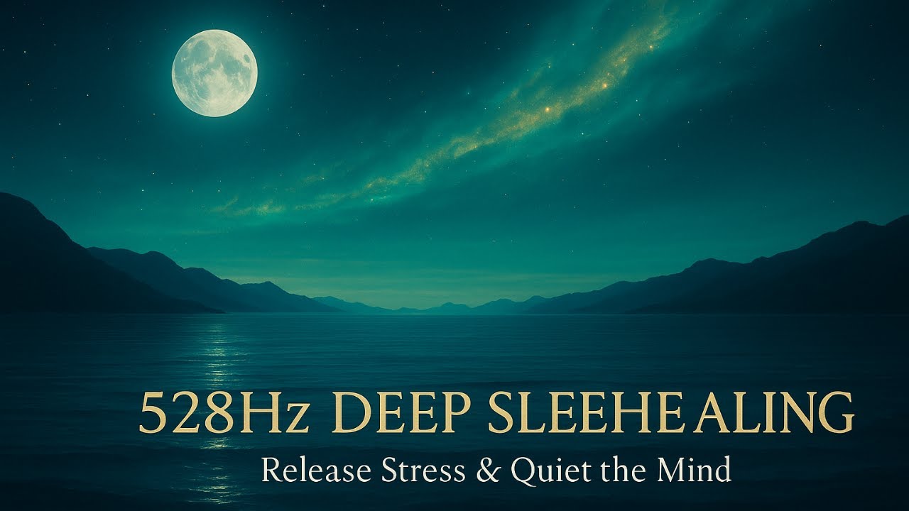 528Hz Deep Sleep Healing | Release Stress, Quiet the Mind & Restore ...