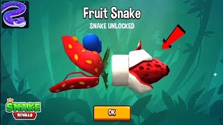 Snake Rivals - NEW SNAKE UNLOCKED Fruit Snake! ZERO TO HERO  screenshot 4