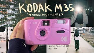KODAK M35 : unboxing, loading film & sample photos! 📸💫