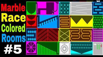 Marble Race Colored Rooms Part 5 (Final)