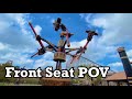 Dare Devil Dive Flying Machines Front POV Six Flags Fiesta Texas New For 2020/2021 *My First Ride*