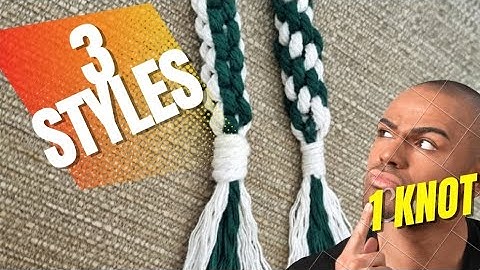 Pastime Creation/How do you make 3 designs by 1 knot easy diy tutorial?