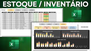 Planilha de Inventório no Excel com Dashboard | Baixar Grátis | Controle de Estoque screenshot 5