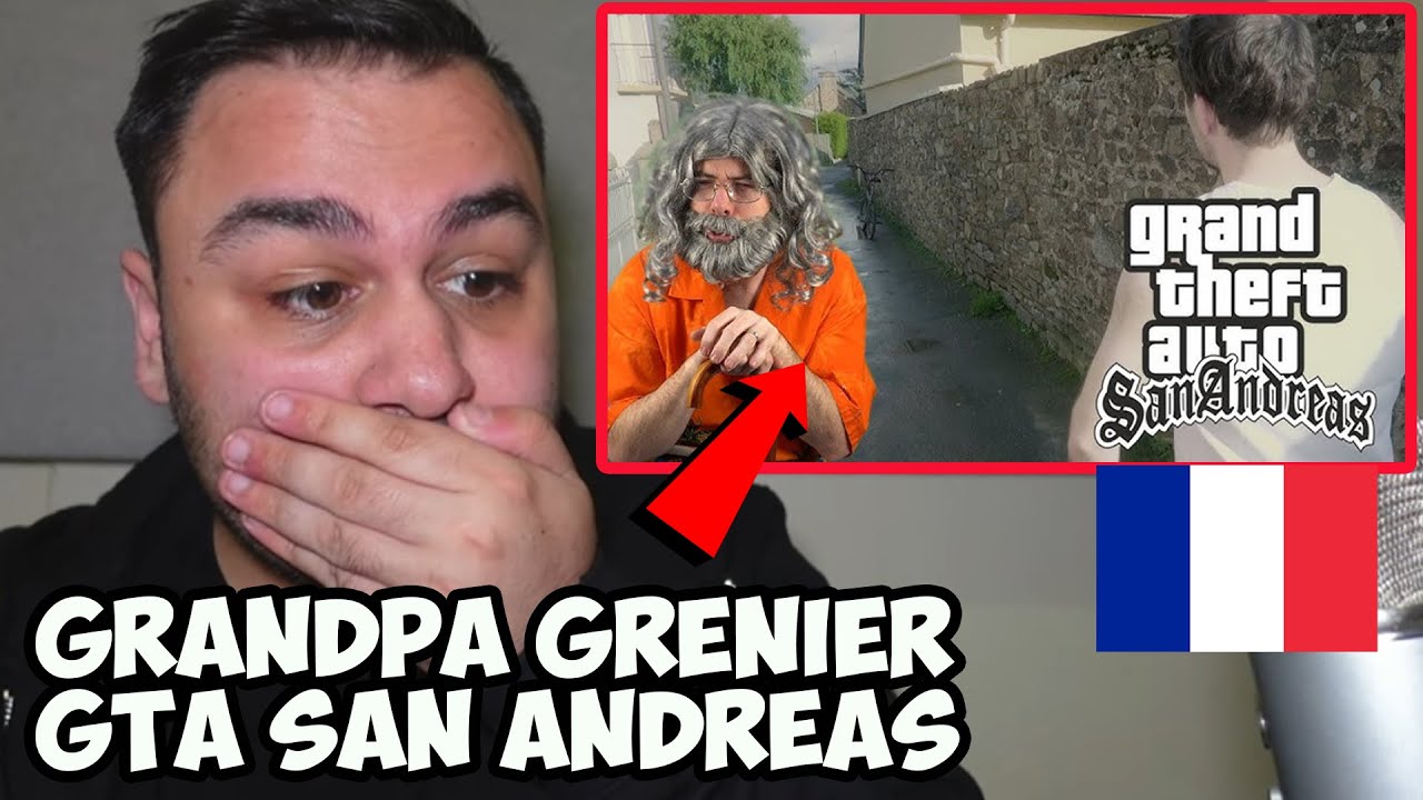 British Reaction To GRANDPA GRENIER - GTA SAN ANDREAS (Joueur Du Grenier)