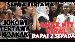 Viral! President Jokowi and Thousands of Laughs Laughing Out of NTT's Children!