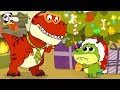Baby Dinosaur's Waiting for Santa Claus | Baby Panda's Magic | Christmas Present | BabyBus