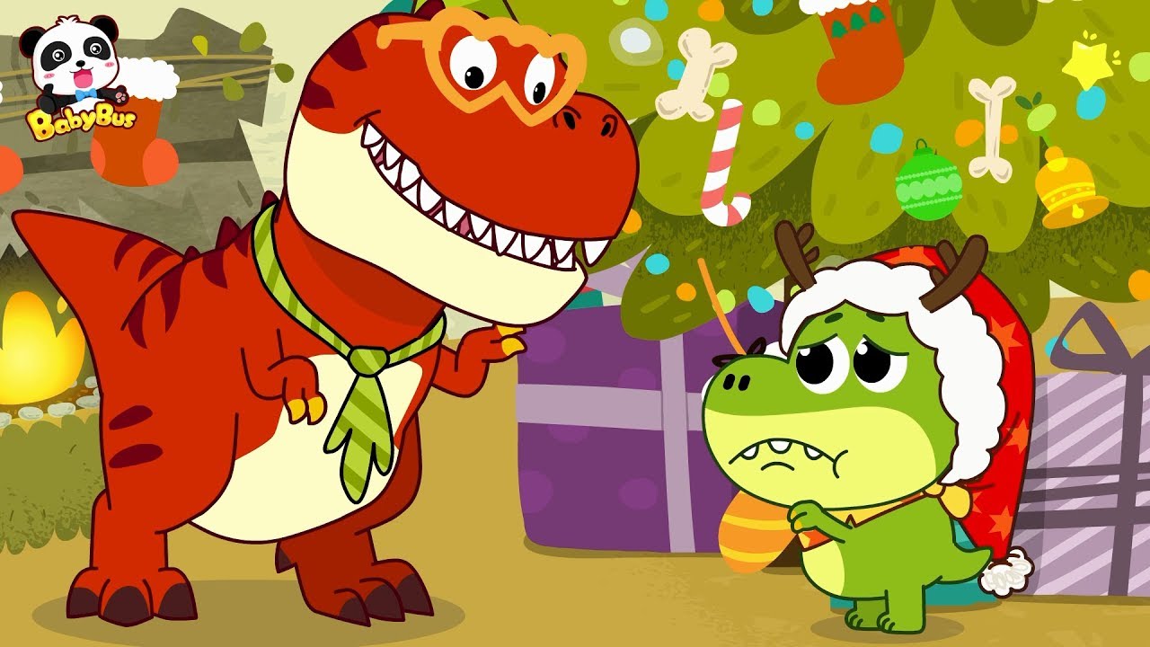 Baby Dinosaur's Waiting for Santa Claus | Baby Panda's Magic | Christmas Present | BabyBus