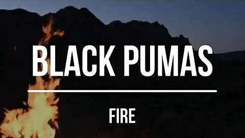 Black Pumas - Fire (2019) Lyrics Video