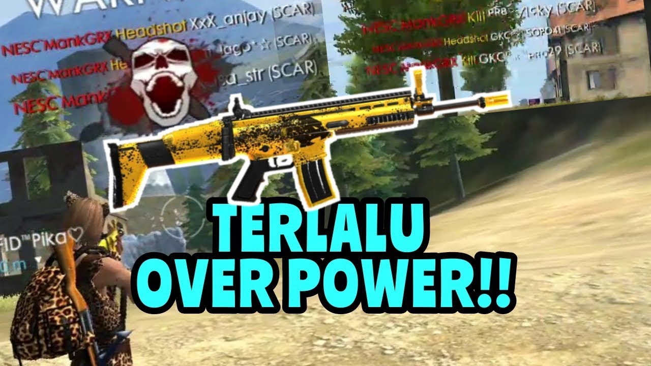 Scar Damagenya Jadi Ngga Wajar Pake Skin Ini Garena Free Fire Battleground