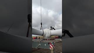 Монтаж ветрогенератора / Installation of a wind generator #shorts