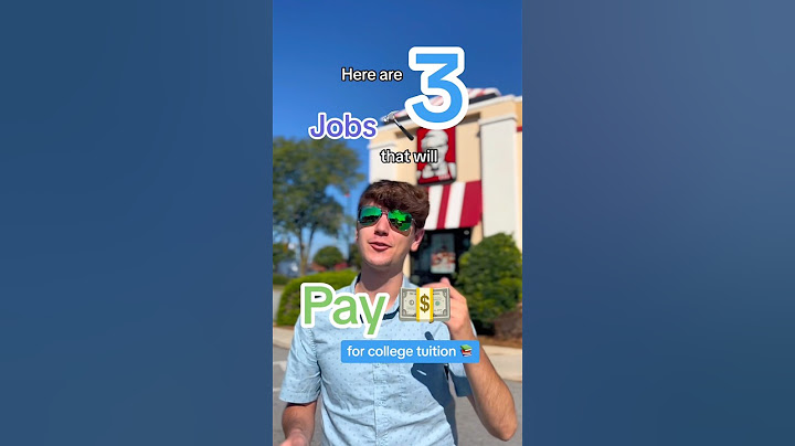 Here are 3 jobs that will PAY for your college tuition….