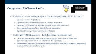 Introduction to PS Clementine Pro webinar recording