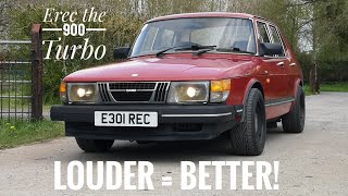 Classic Saab 900 Turbo - 3" Exhaust Goodness!