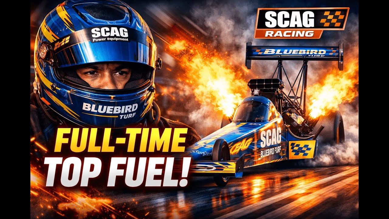 Will Smith Goes Full-Time Top Fuel! SCAG Racing’s Big NHRA 2026 Move ...