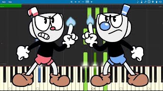 Cuphead Cartoon Rap (Roll Or Die) - Piano Tutorial - mashed chords