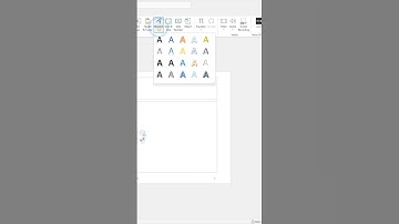 HOW TO ADD WORD ART IN POWERPOINT #shorts
