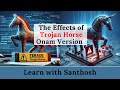The Effects of Trojan Horse 🐴 Onam version |  Cybersecurity | Santhosh Kumar