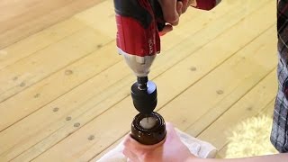 ガラス瓶 に 穴あけ はできる 実際に工具を使って穴をあけてみた オーダーガラス板 Com