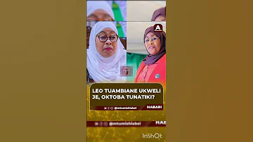 RAIS SAMIA ATA WAKIPINGA ATAPITA MUNGU NDIE AMEMCHAGUA FIGISU ZAO NA CHUKI MWISHO OKTOBA 