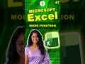 MODE in Excel / Identify Your Most Common Data Points #excel #exceltips #exceltutorial #excelformula