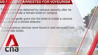 NUS student arrested for voyeurism