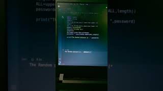 Random Password Generator In python 🔥