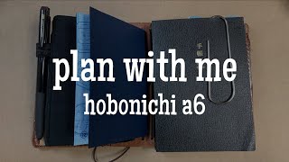 hobonichi original a6 plan with me | week 21 2019