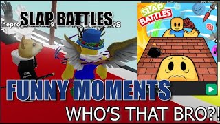 SLAP BATTLES FUNNY MOMENTS - ROBLOX #1