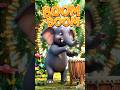 😂Mota Hathi Ka Funny Dance Party 😂#shorts #funny #hathiraja #animals #kidsvideo #cartoon