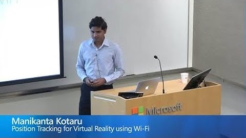 Position Tracking for Virtual Reality using Wi-Fi