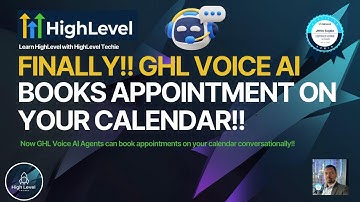 GHL Voice AI Book Appointments Conversationally