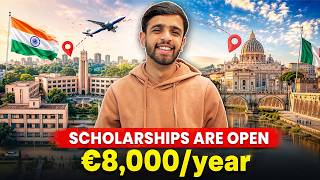 Sept 2026: Italy Regional Need - Based Scholarships Are Open Get Inr 8,00,000 Study In Italy